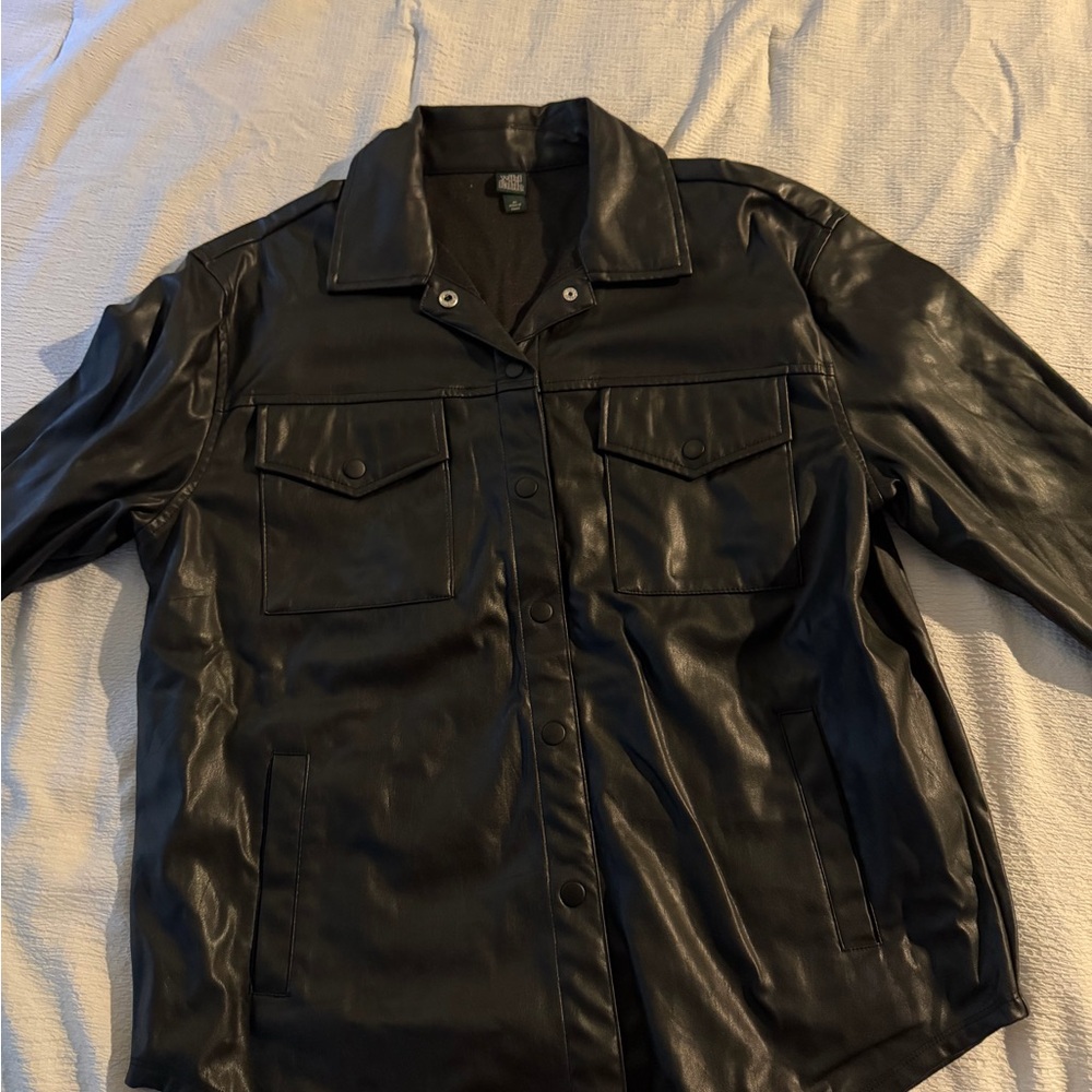 Wild Fable Black Faux Leather Jacket